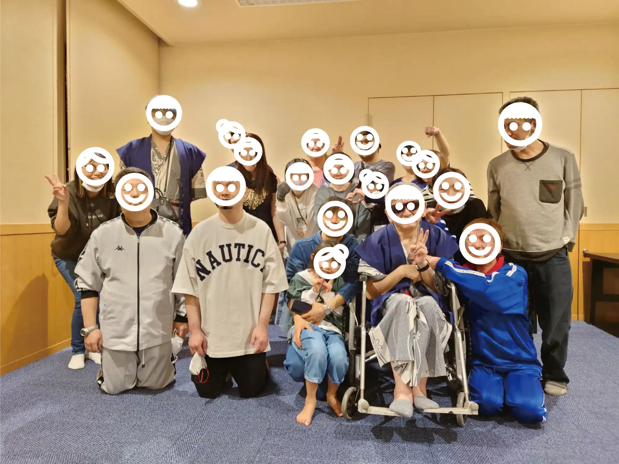 写真：年に一度の宿泊旅行　2023年は温泉旅行でした♪